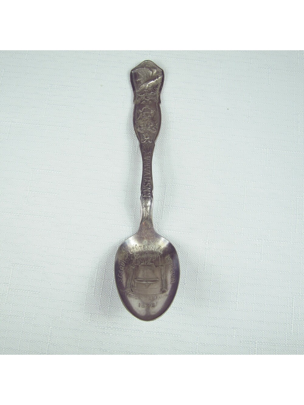 1926 Philadelphia Worlds Fair Sesqui-Centennial Souvenir Spoon Liberty Bell RARE